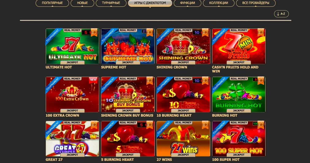 слоти з джекпотом rox casino
